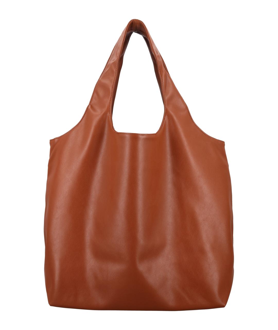 A.P.C. Коричневая сумка тоут из искусственной кожи, фото 4