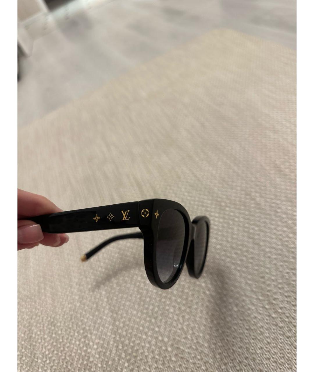 LOUIS VUITTON Черные пластиковые солнцезащитные очки, фото 3