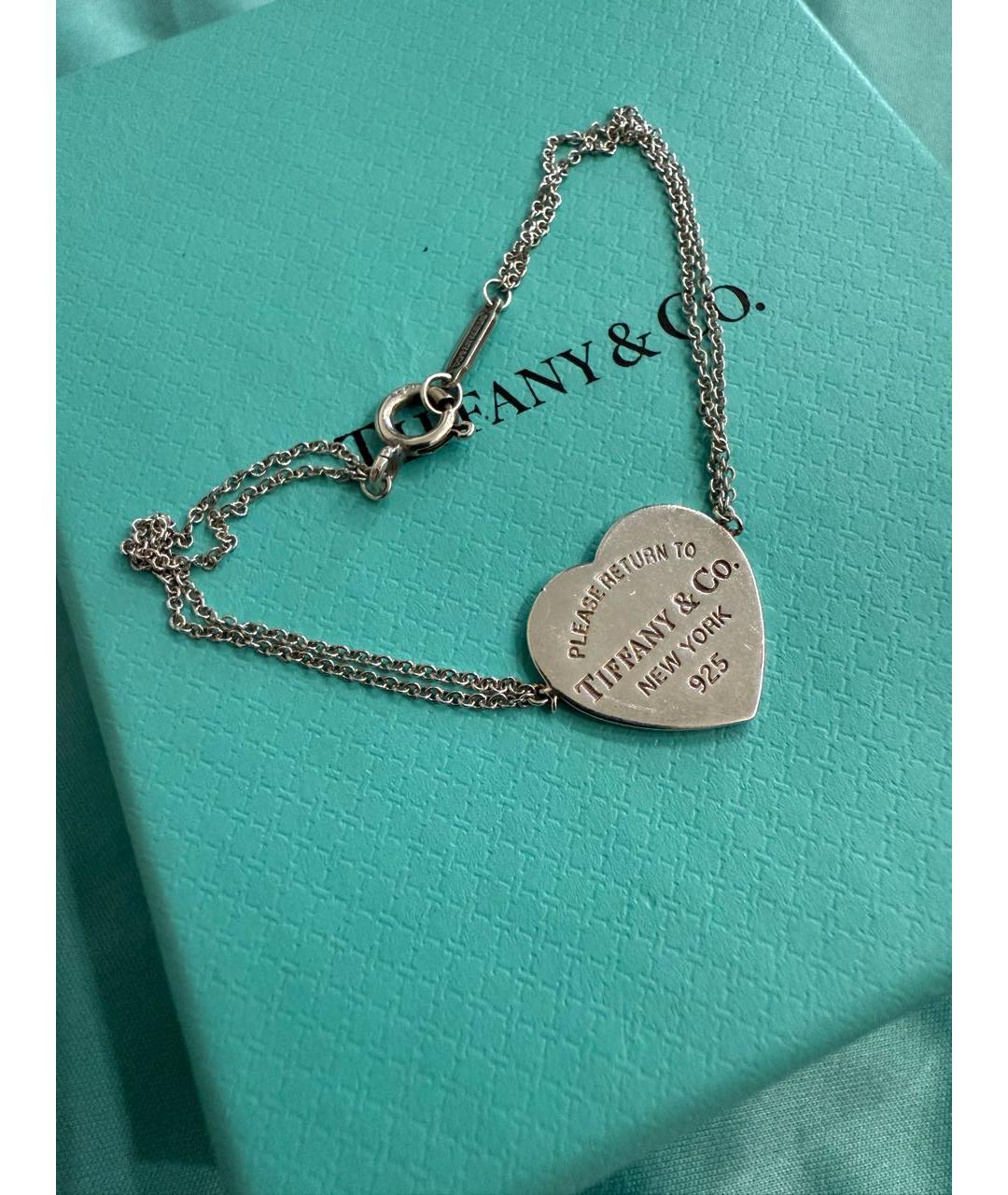 TIFFANY&CO Серебрянный серебряный браслет, фото 4