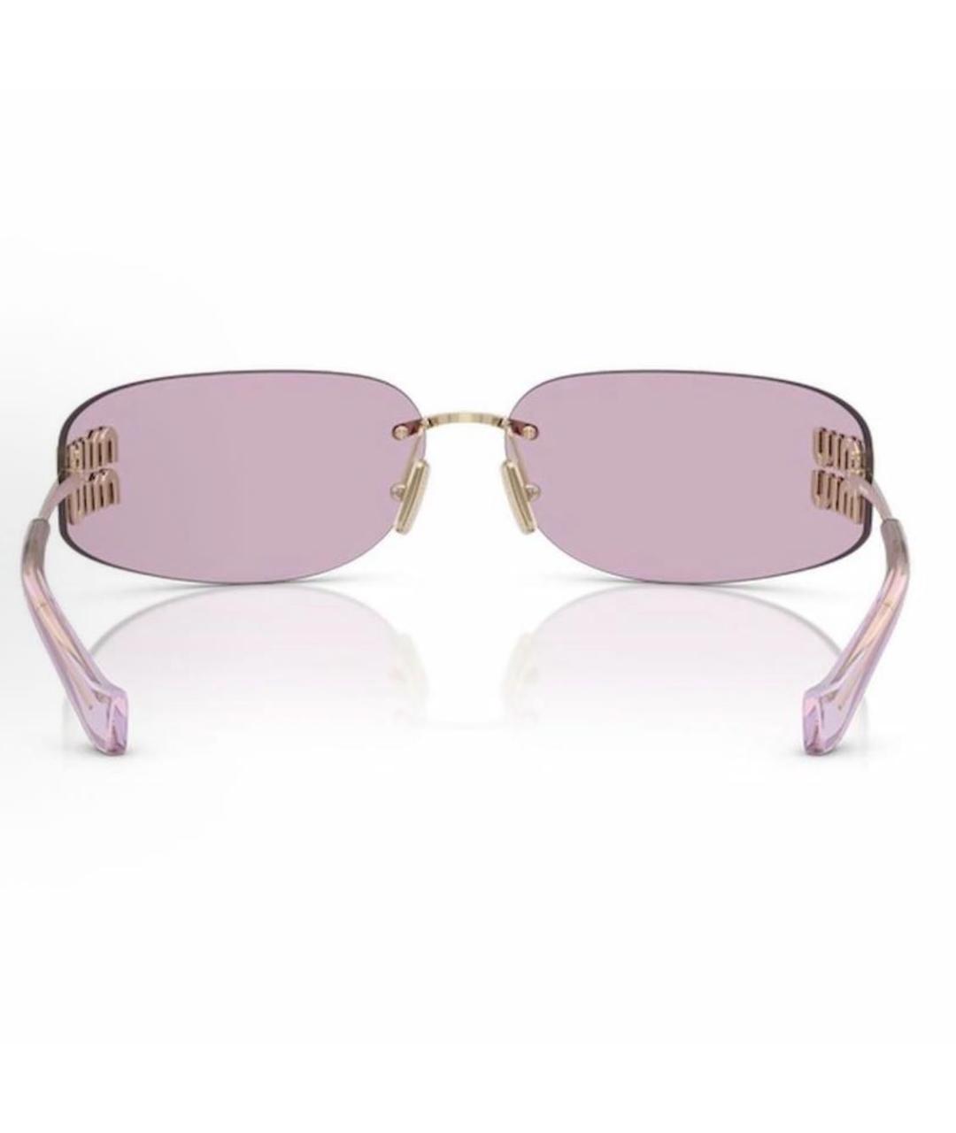 MIU MIU Розовые солнцезащитные очки, фото 2