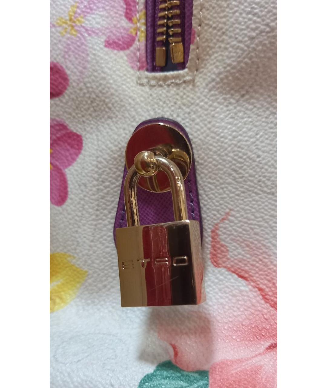 ETRO Мульти кожаная сумка с короткими ручками, фото 5