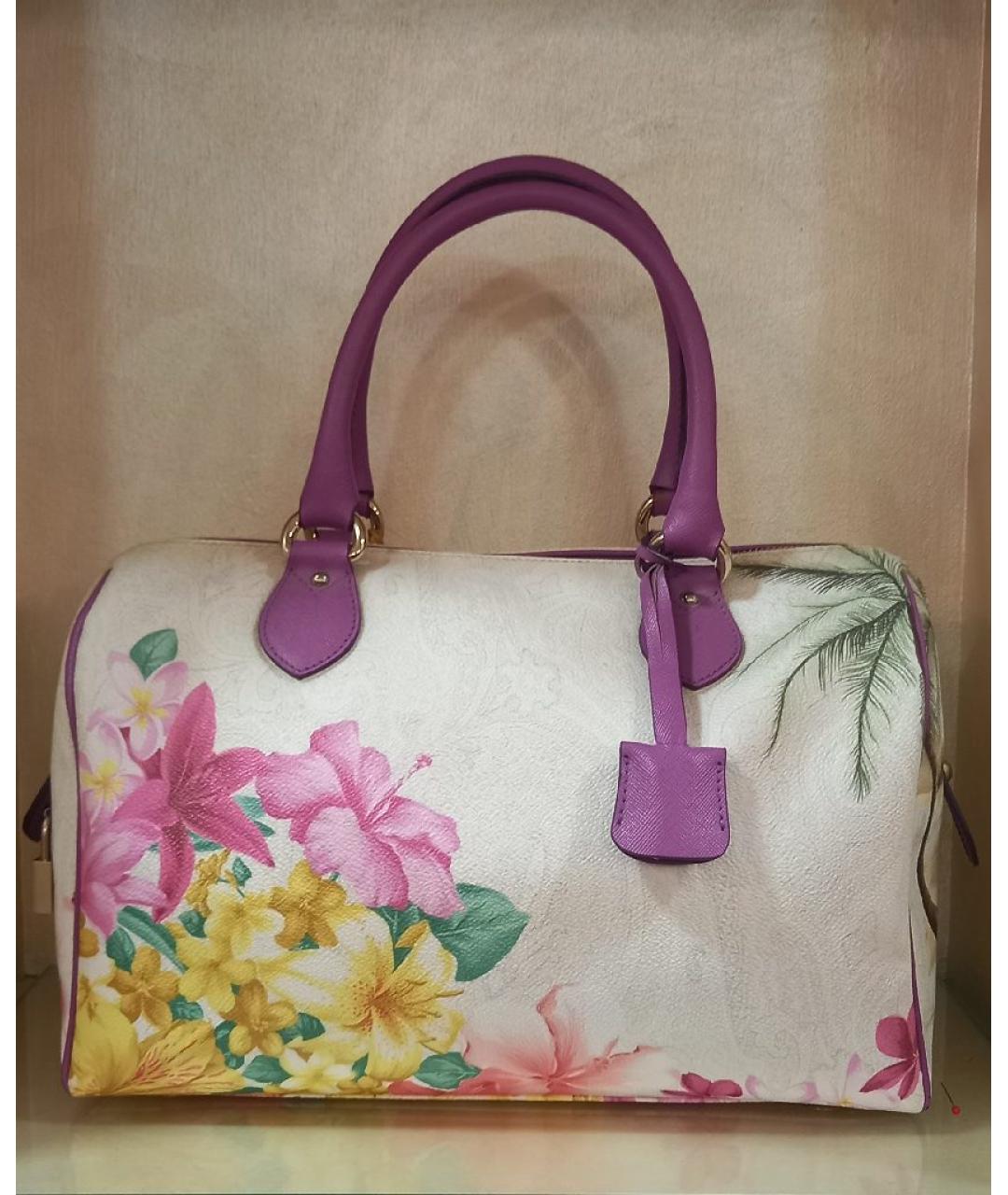 ETRO Мульти кожаная сумка с короткими ручками, фото 10