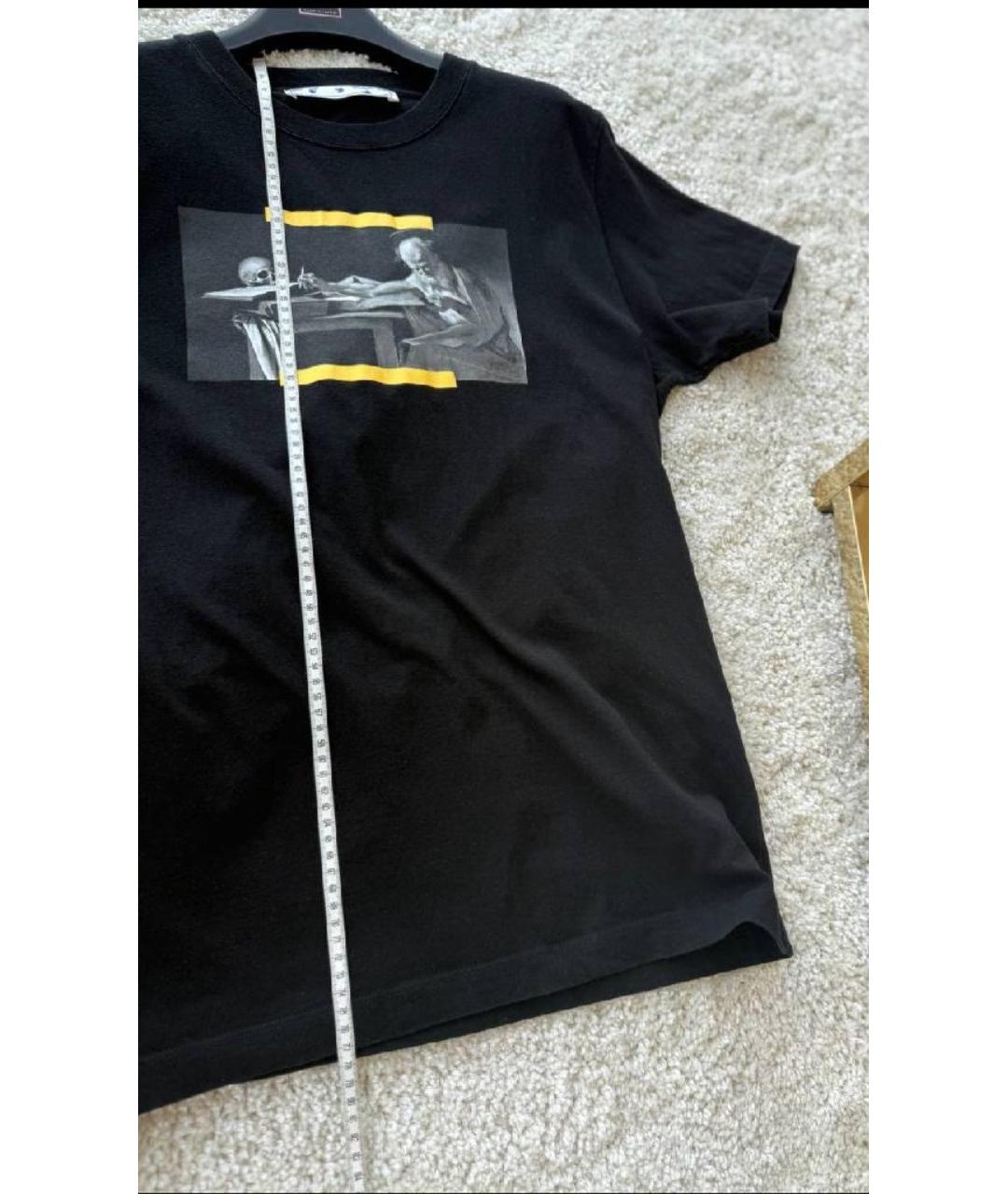 OFF-WHITE Хлопковая футболка, фото 5