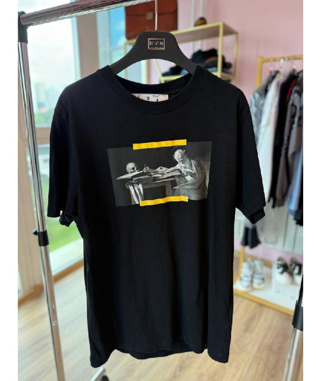 OFF-WHITE Хлопковая футболка, фото 8