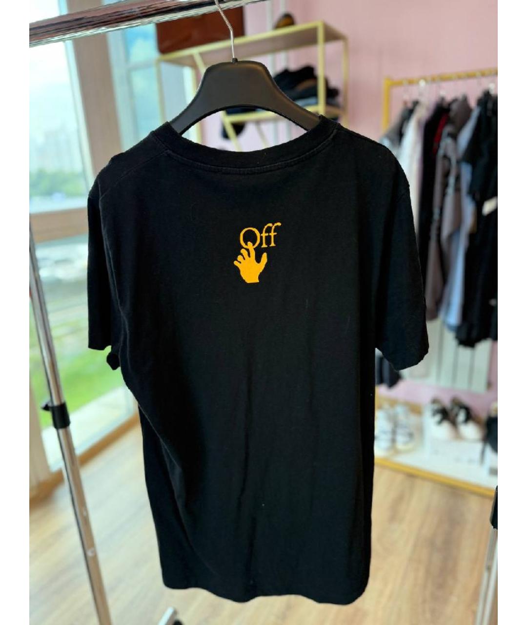 OFF-WHITE Хлопковая футболка, фото 2