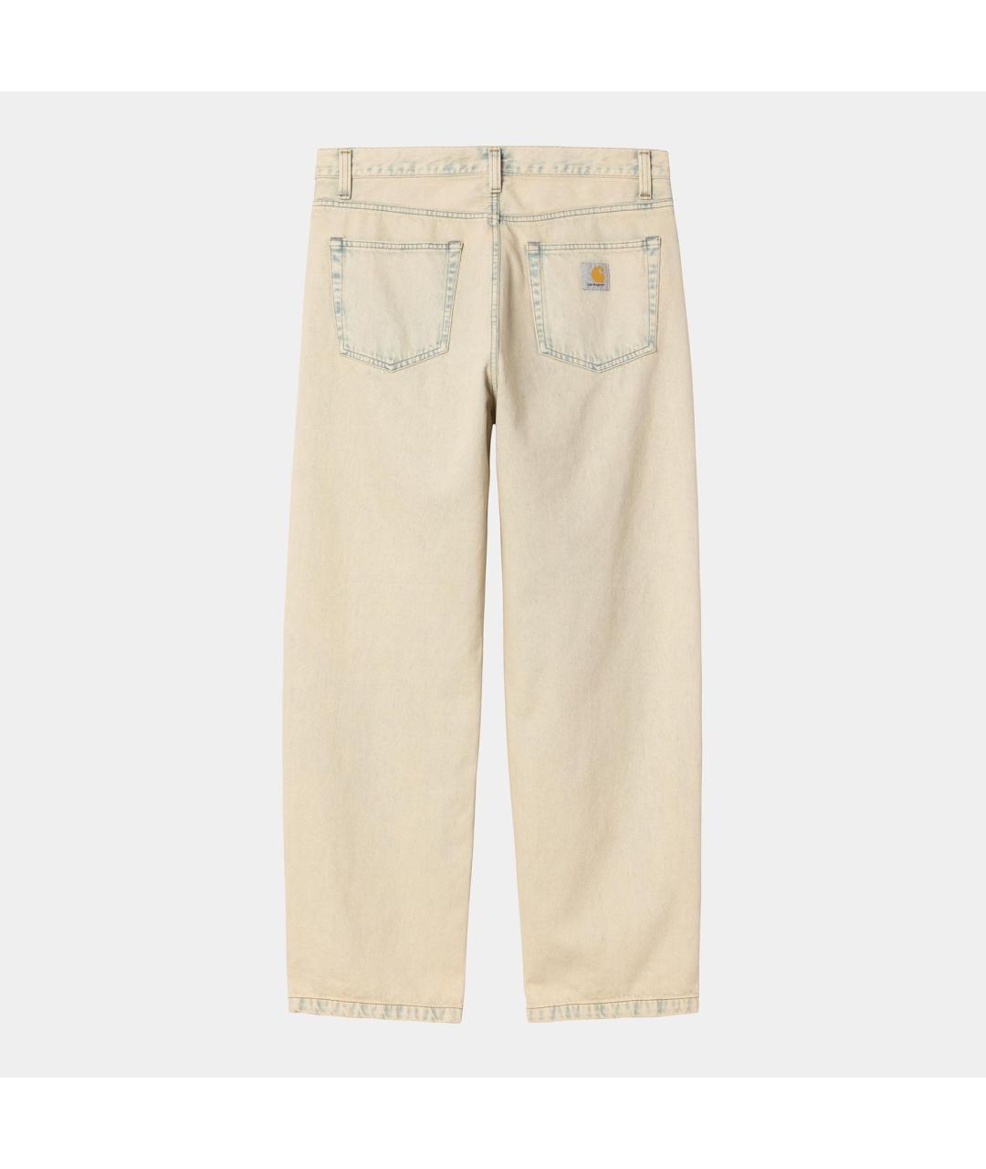 CARHARTT WIP Бежевые хлопковые повседневные брюки, фото 5