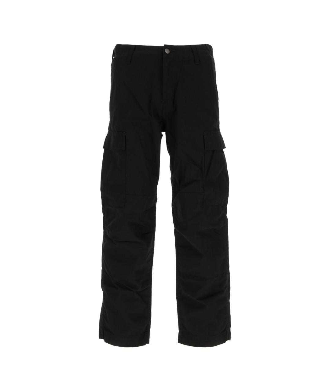 CARHARTT WIP Черные хлопковые повседневные брюки, фото 1