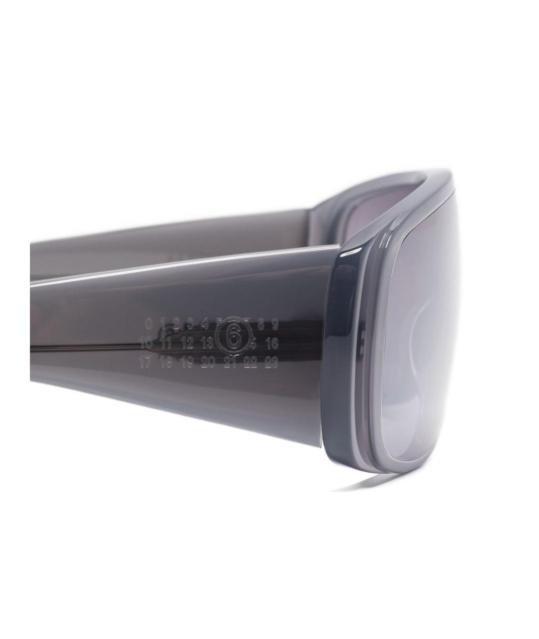 MM6 MAISON MARGIELA Серые солнцезащитные очки, фото 3