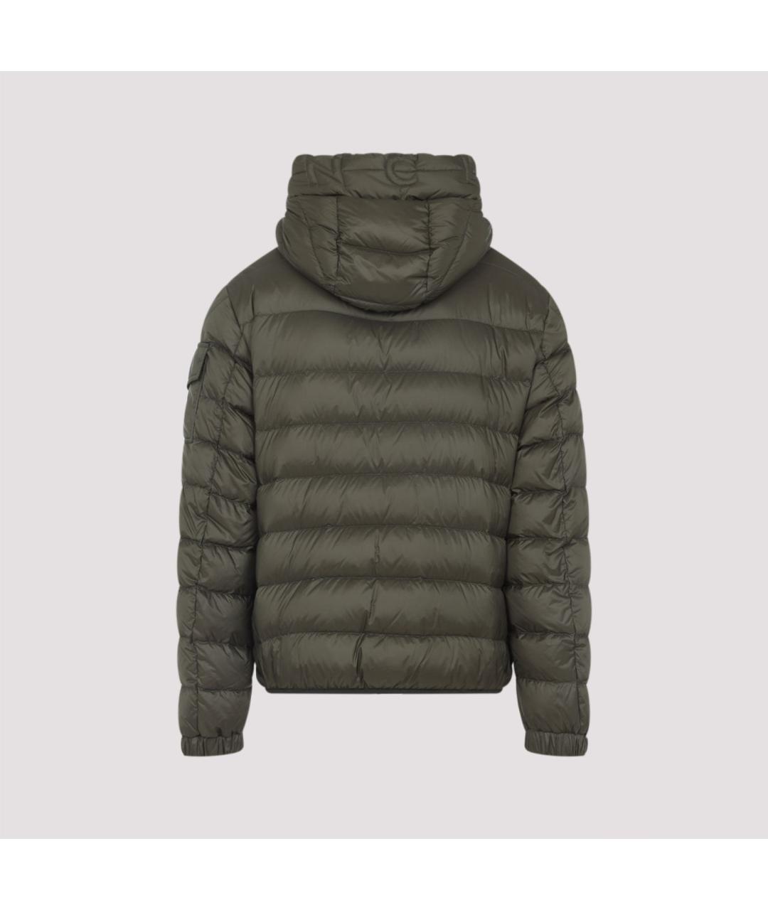 MONCLER Зеленая полиамидовая куртка, фото 2
