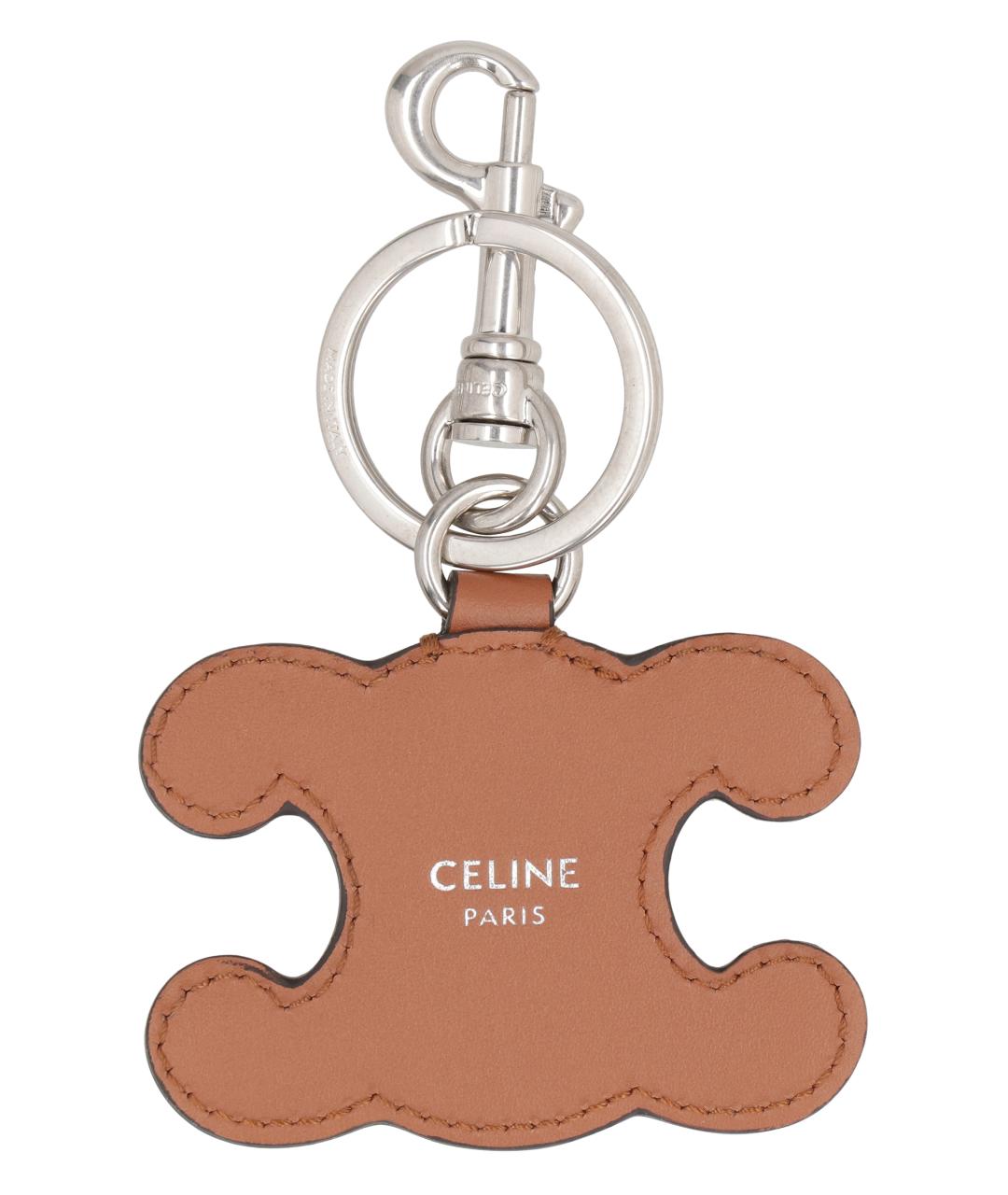 CELINE Коричневый брелок, фото 3