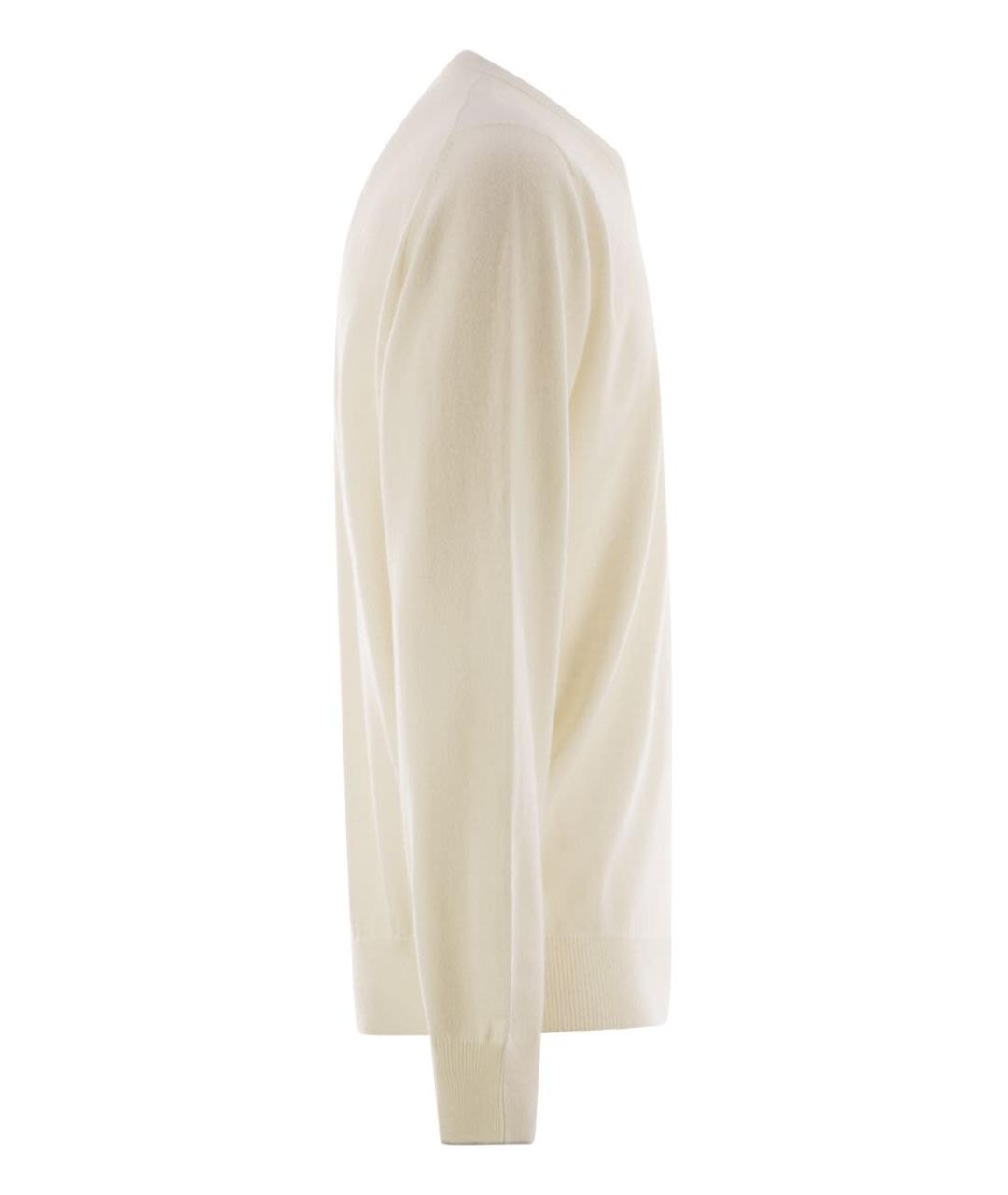 BRUNELLO CUCINELLI Бежевый кашемировый джемпер / свитер, фото 3