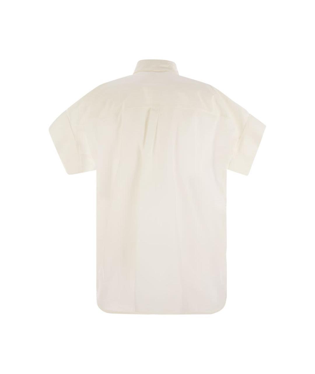 WEEKEND MAX MARA Бежевая хлопковая рубашка, фото 2