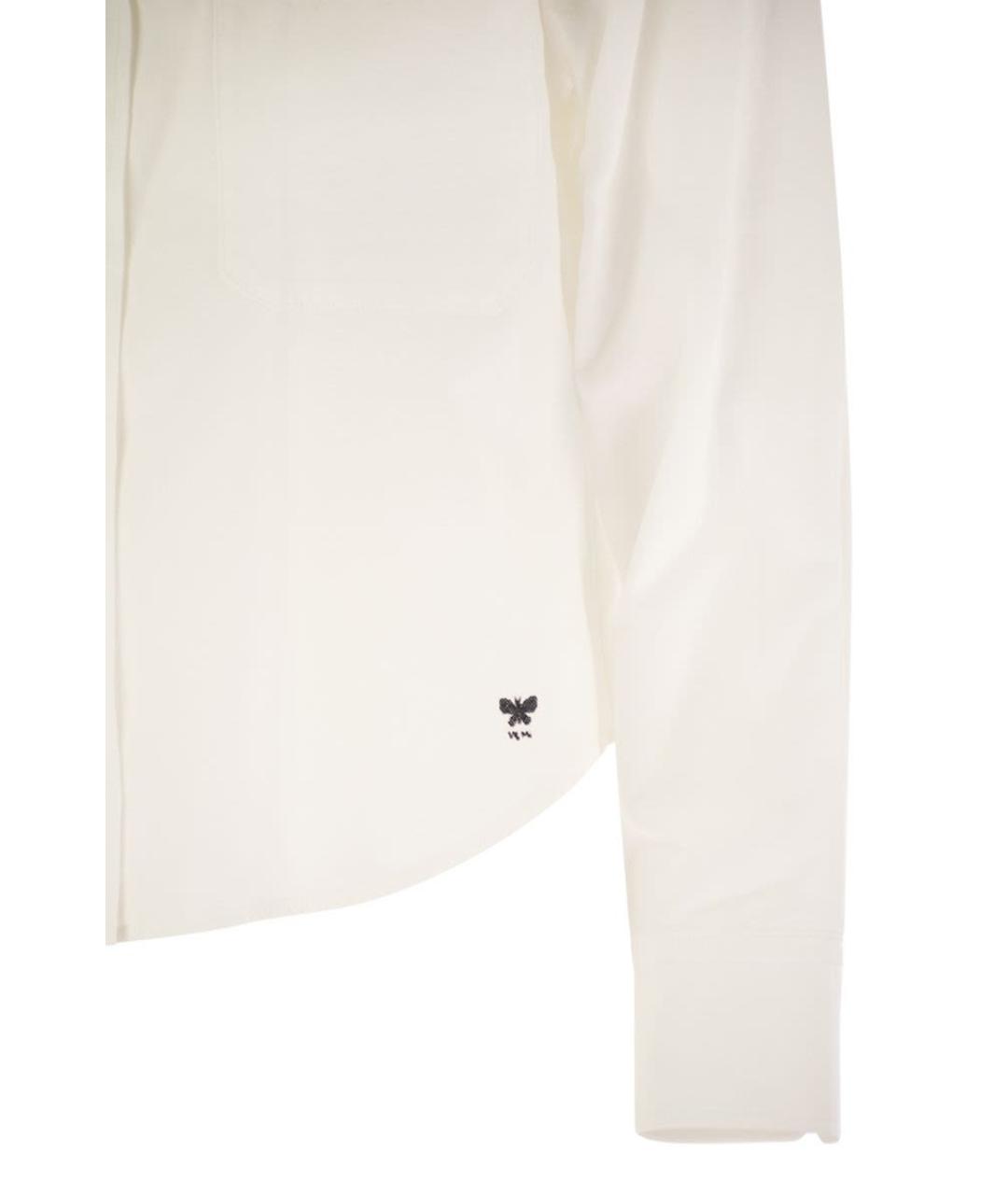 WEEKEND MAX MARA Бежевая хлопковая рубашка, фото 4