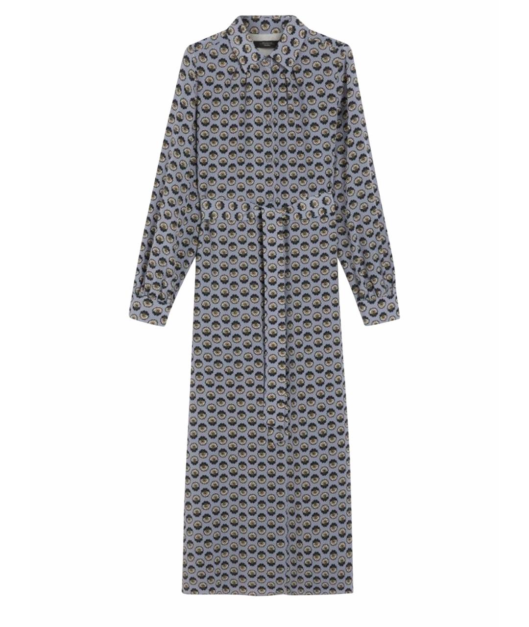 WEEKEND MAX MARA Мульти шелковое повседневное платье, фото 1