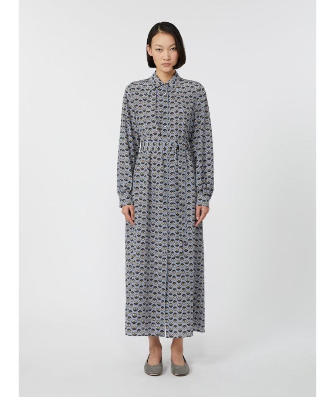 WEEKEND MAX MARA Мульти шелковое повседневное платье, фото 2