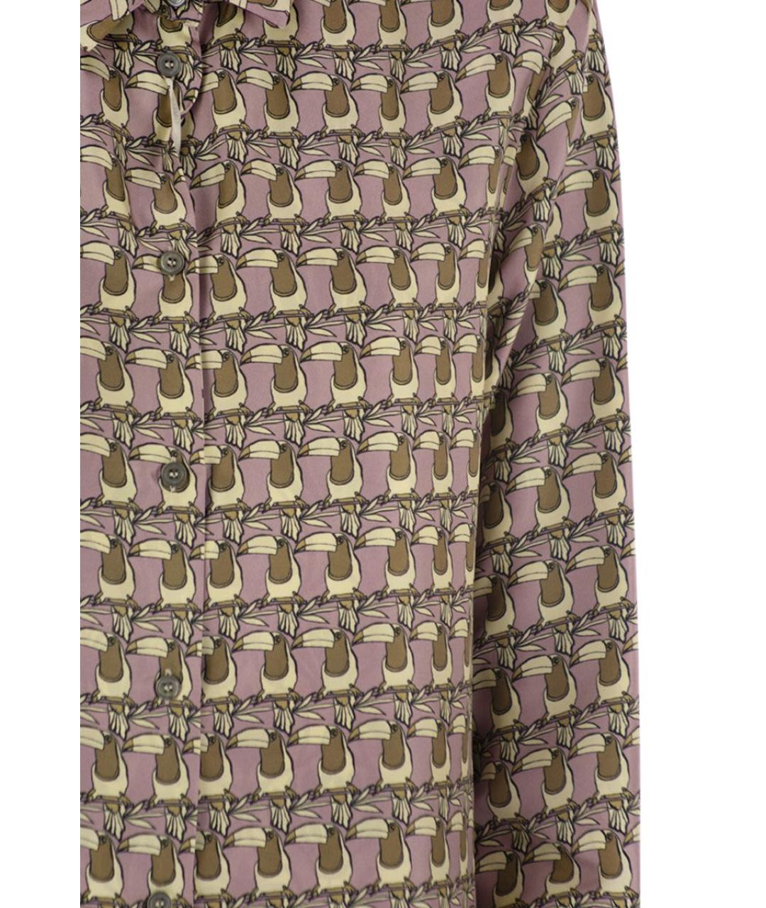 'S MAX MARA Мульти шелковая рубашка, фото 4