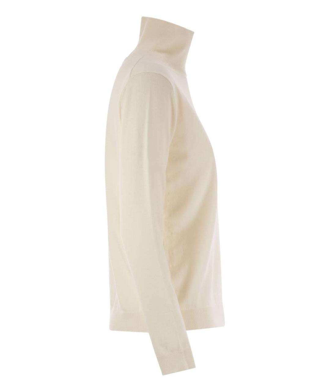WEEKEND MAX MARA Бежевая шерстяная водолазка, фото 3