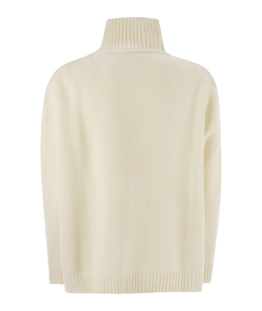 WEEKEND MAX MARA Бежевая шерстяная водолазка, фото 2