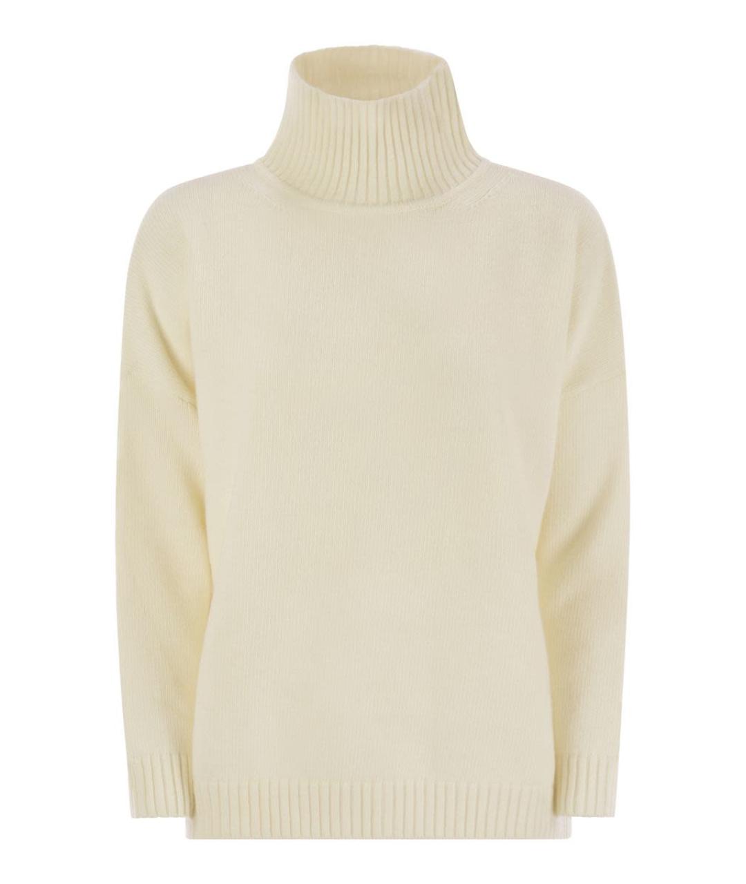 WEEKEND MAX MARA Бежевая шерстяная водолазка, фото 1