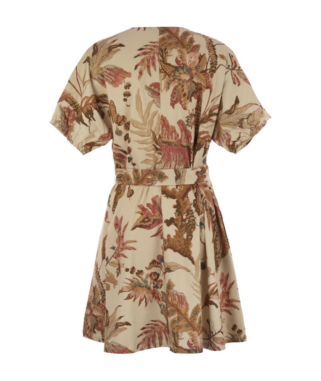 WEEKEND MAX MARA Мульти хлопковое повседневное платье, фото 2