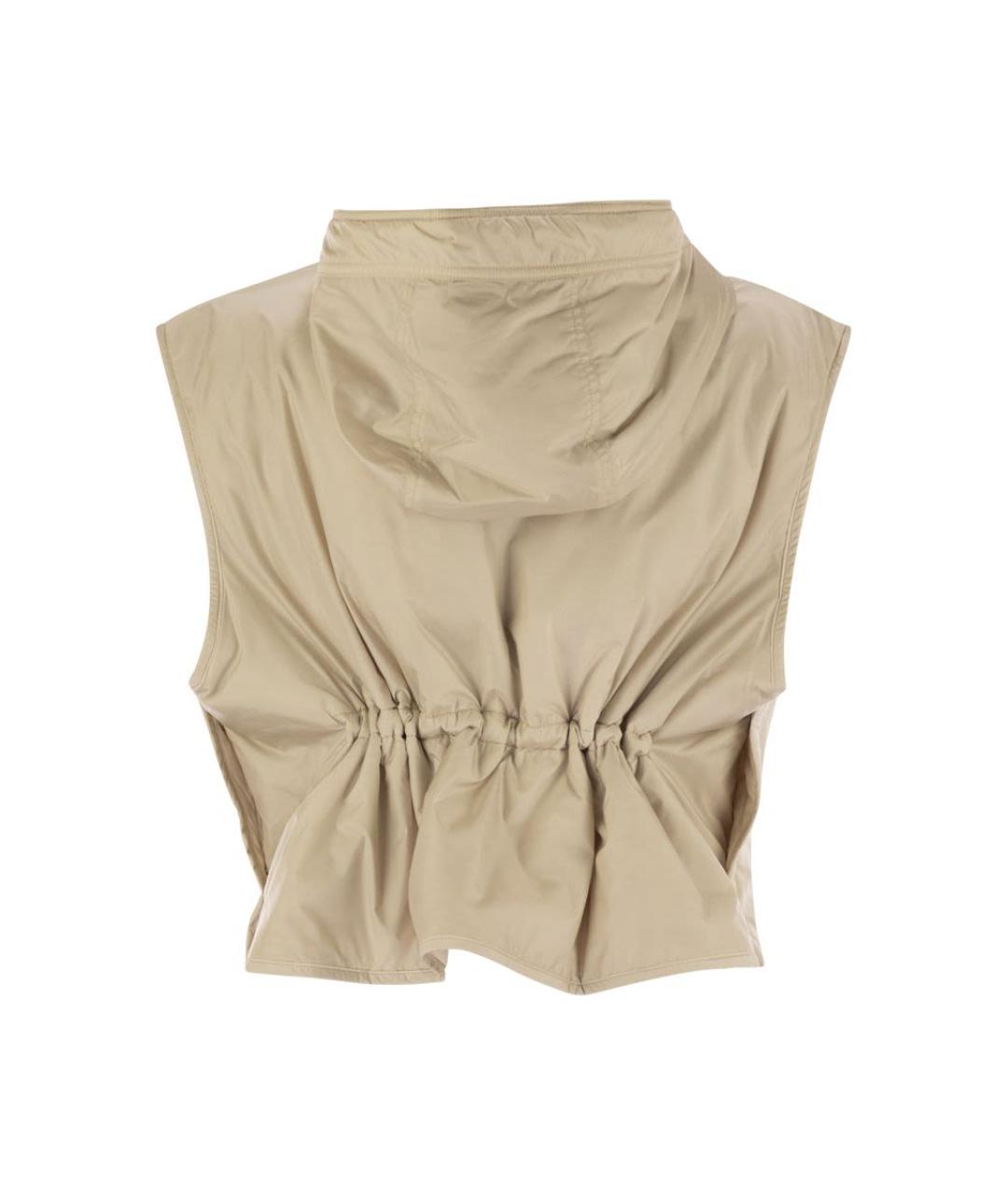 WEEKEND MAX MARA Антрацитовый полиэстеровый жилет, фото 2