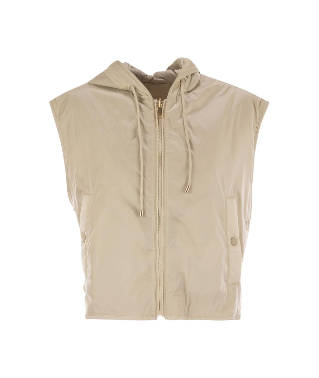WEEKEND MAX MARA Антрацитовый полиэстеровый жилет, фото 1