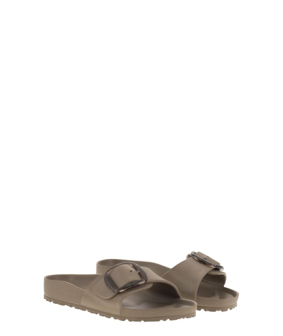 BIRKENSTOCK Бежевые шлепанцы, фото 4