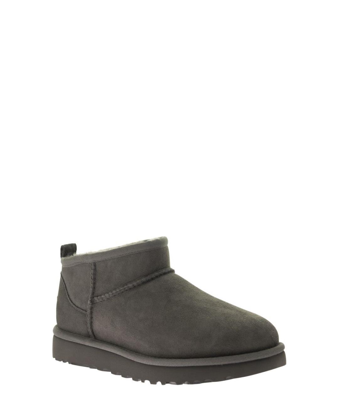 UGG AUSTRALIA Серые кожаные ботинки, фото 2