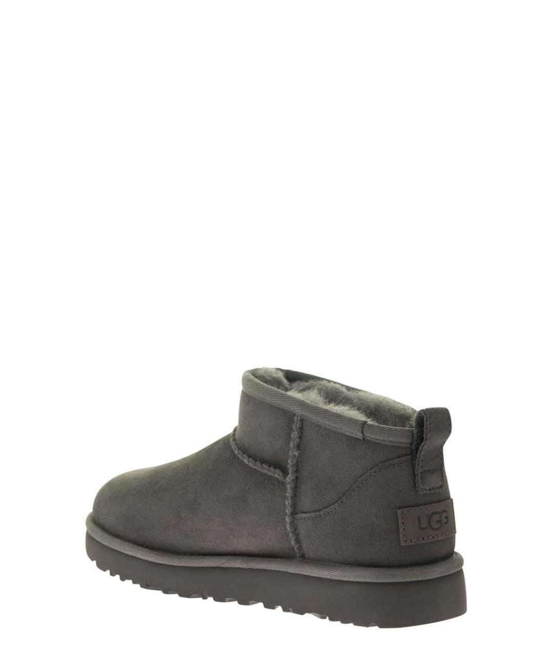 UGG AUSTRALIA Серые кожаные ботинки, фото 3