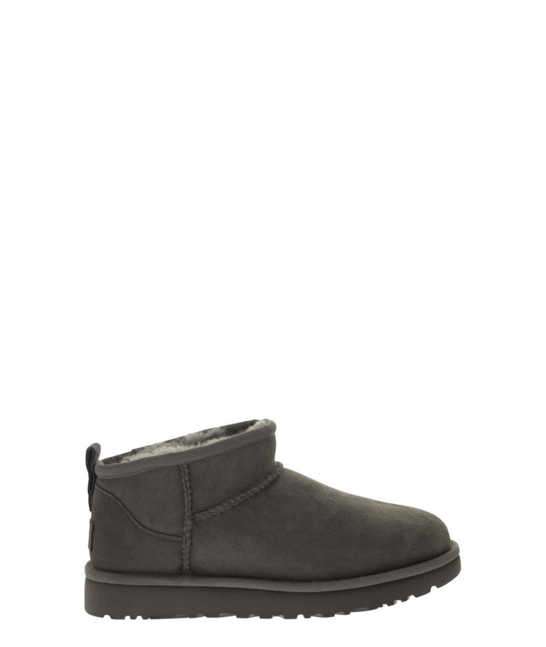 UGG AUSTRALIA Серые кожаные ботинки, фото 1