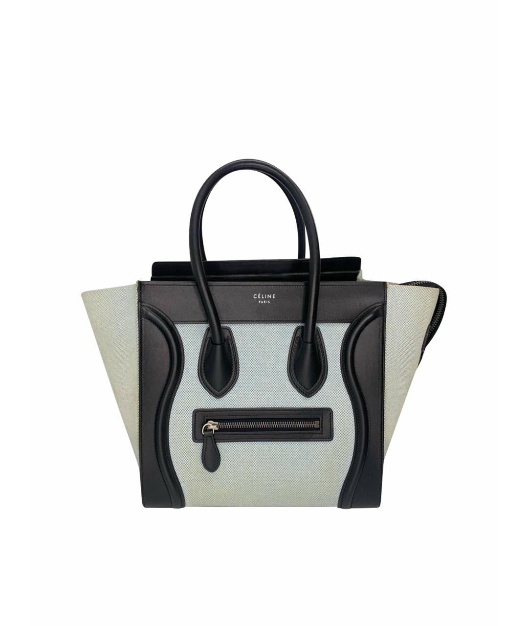 CELINE Бирюзовая сумка тоут, фото 1