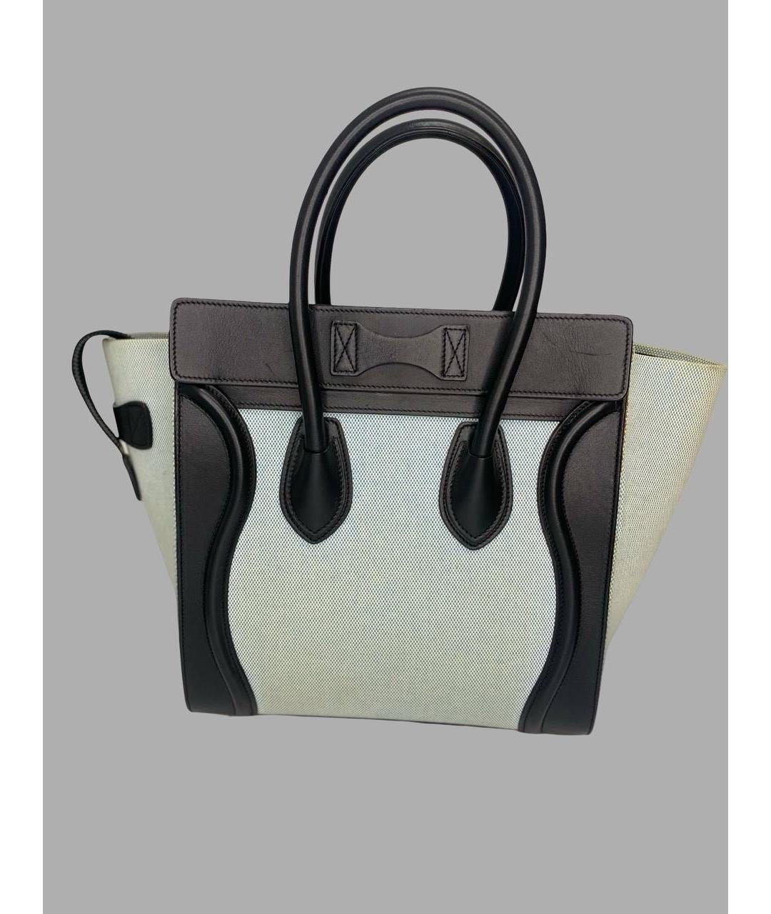 CELINE Бирюзовая сумка тоут, фото 3