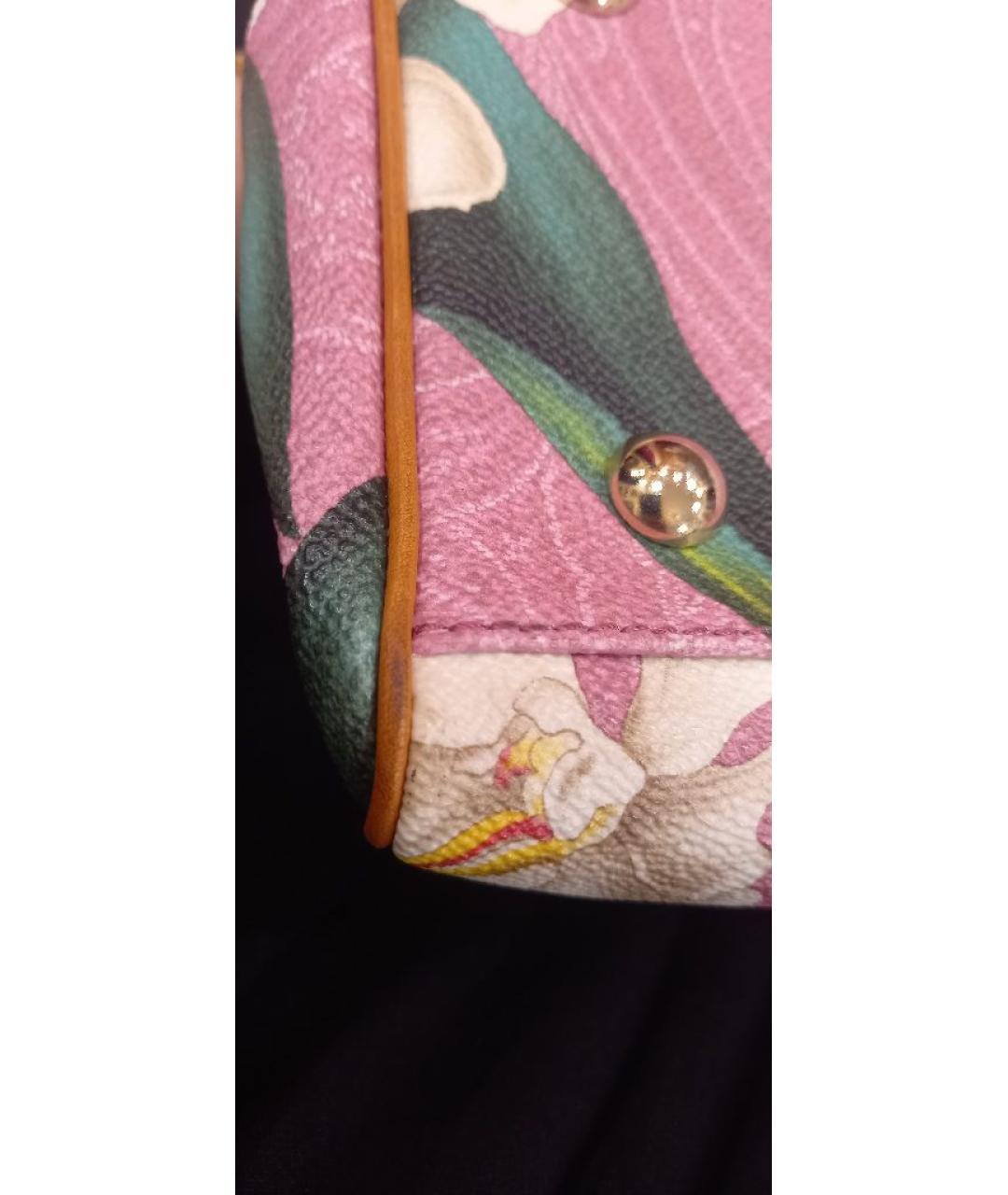 ETRO Мульти кожаная сумка с короткими ручками, фото 7