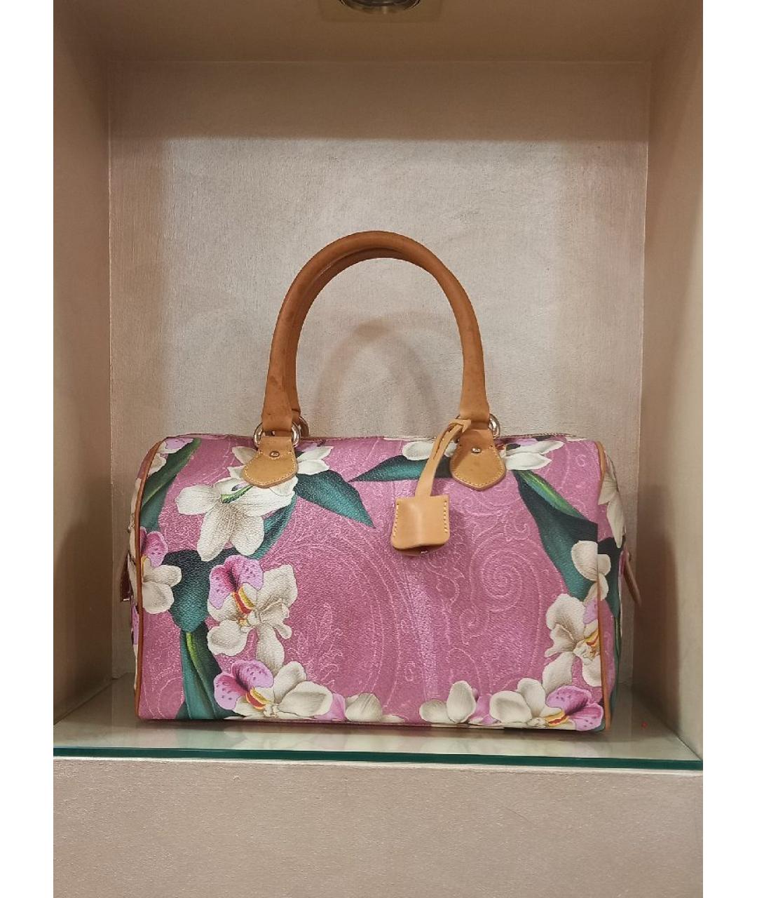 ETRO Мульти кожаная сумка с короткими ручками, фото 9