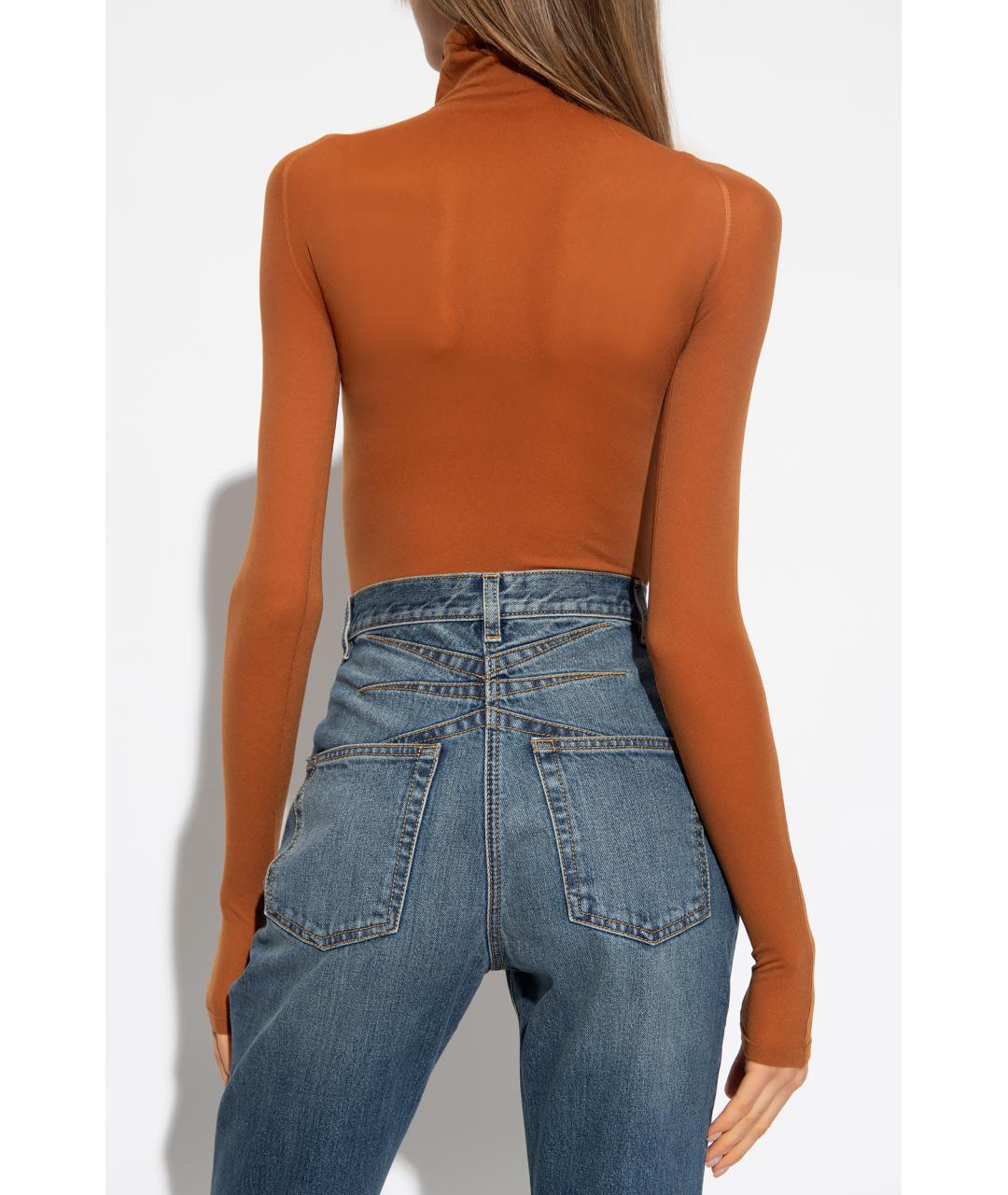 ALAIA Коричневое боди, фото 4