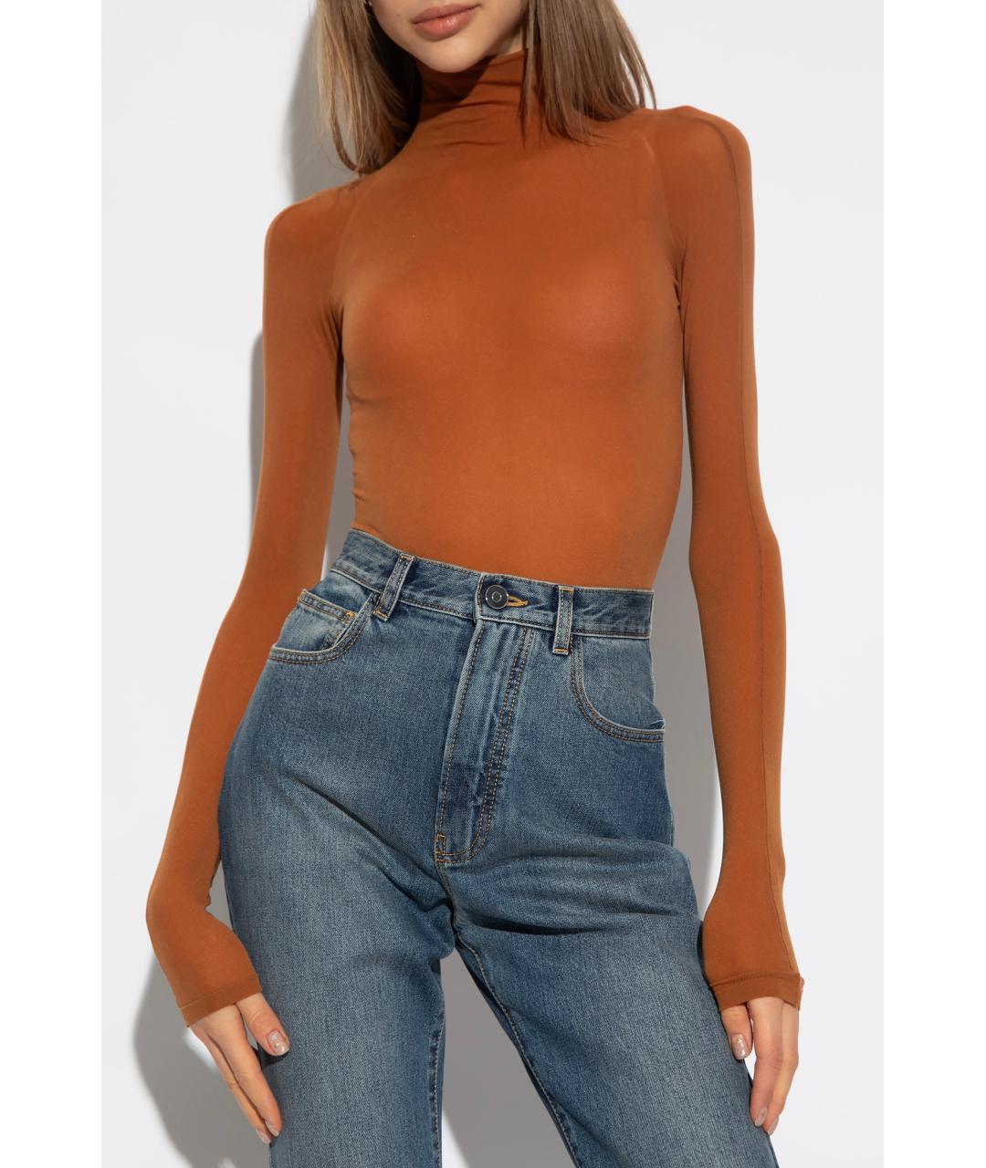 ALAIA Коричневое боди, фото 3