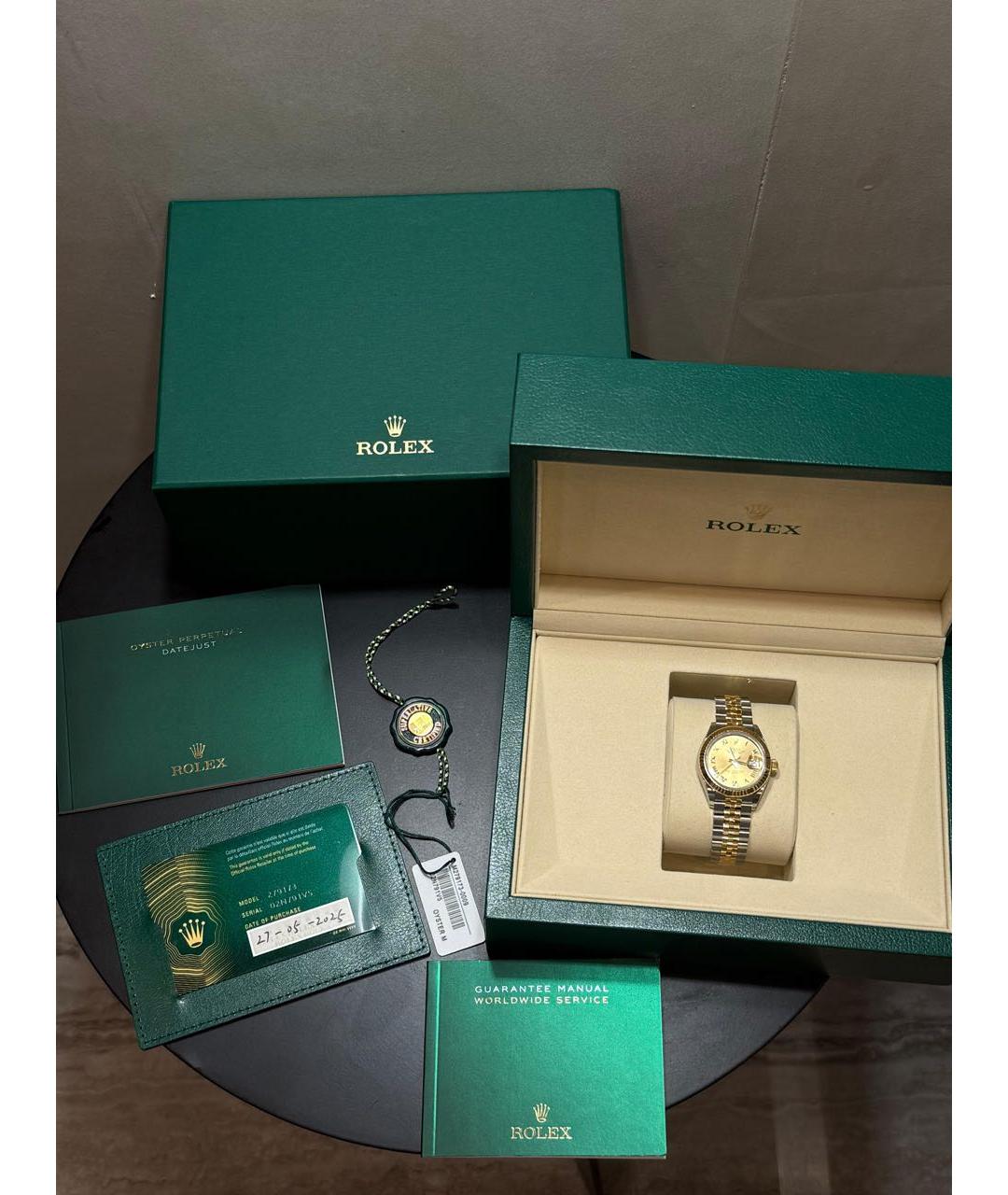 ROLEX Золотые часы из желтого золота, фото 8