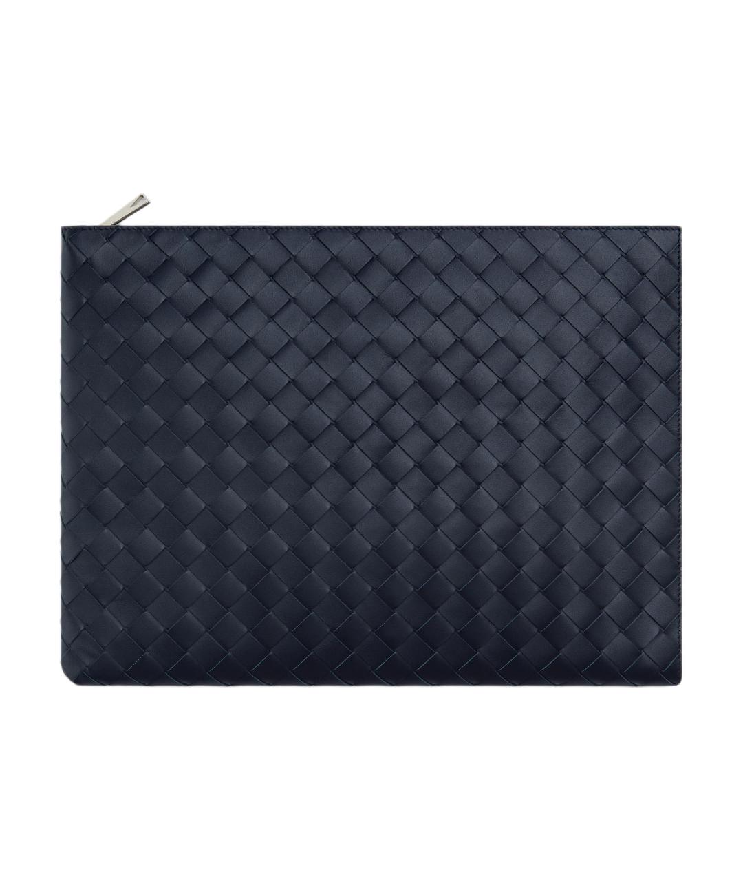 BOTTEGA VENETA Темно-синяя папка для документов, фото 1