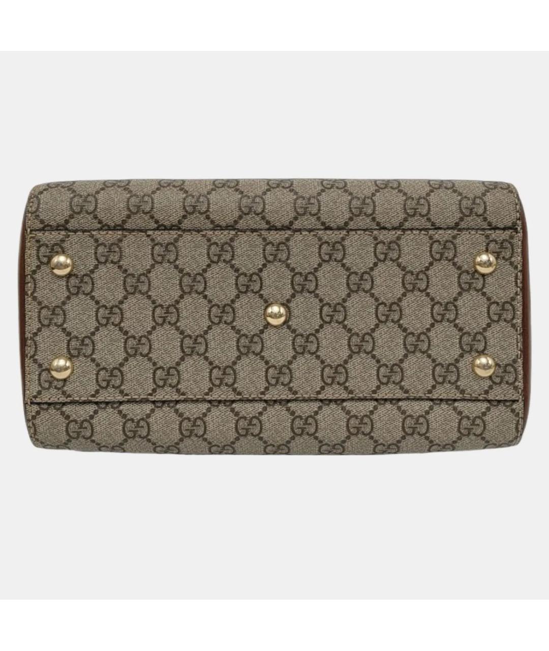 GUCCI Коричневая сумка с короткими ручками, фото 4