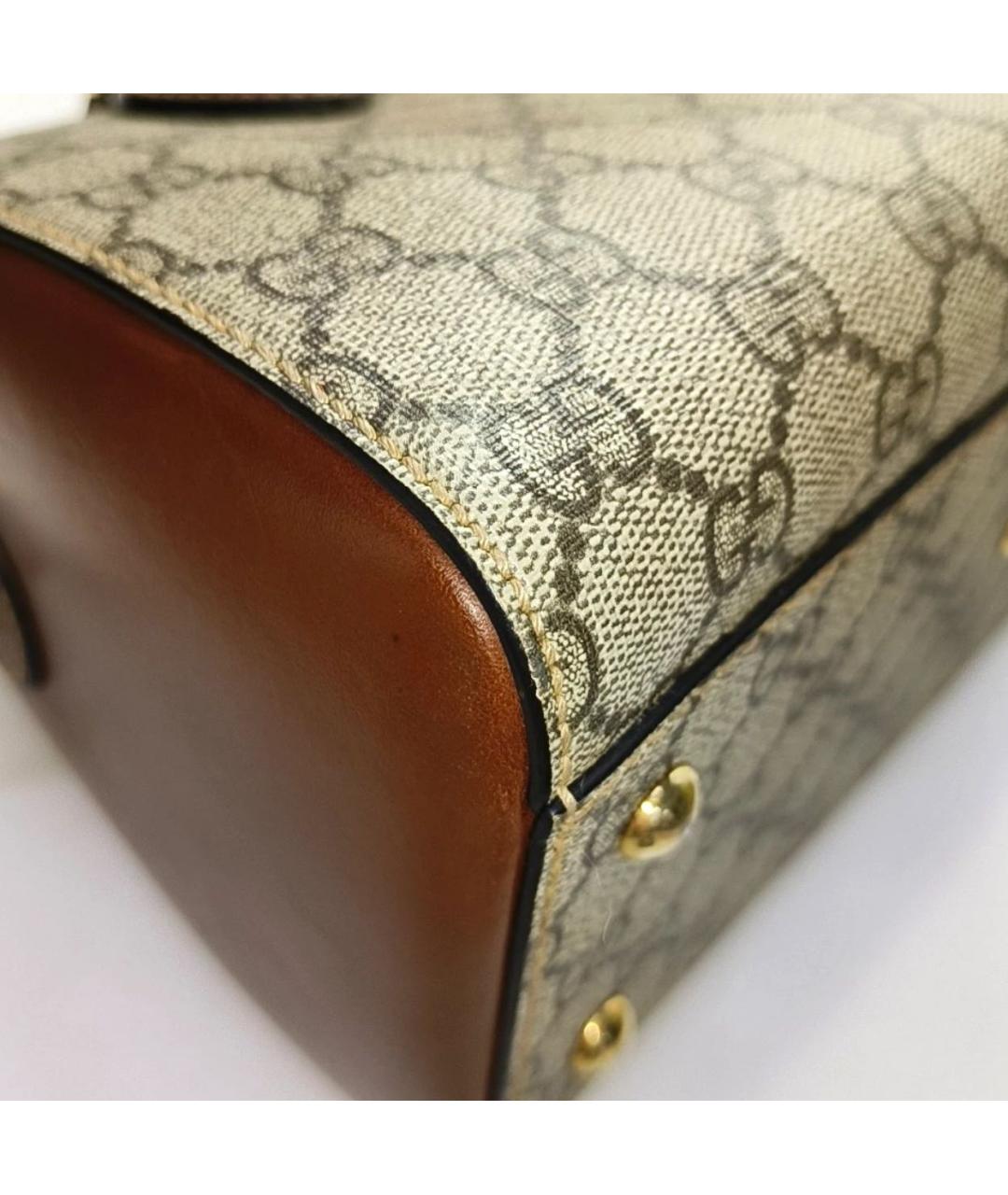 GUCCI Коричневая сумка с короткими ручками, фото 7