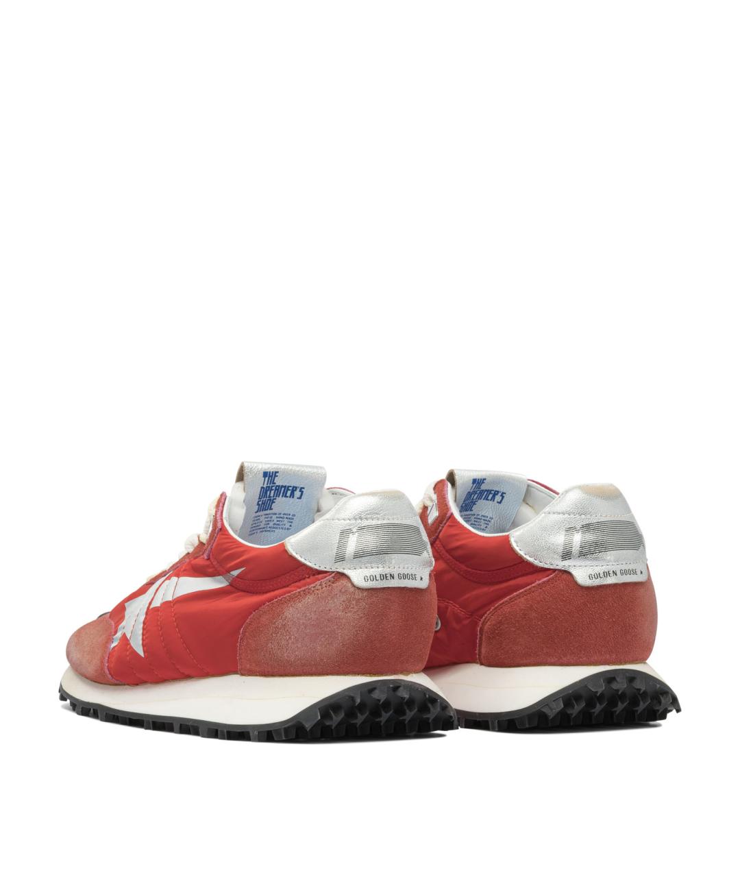 GOLDEN GOOSE DELUXE BRAND Красные синтетические низкие кроссовки / кеды, фото 4