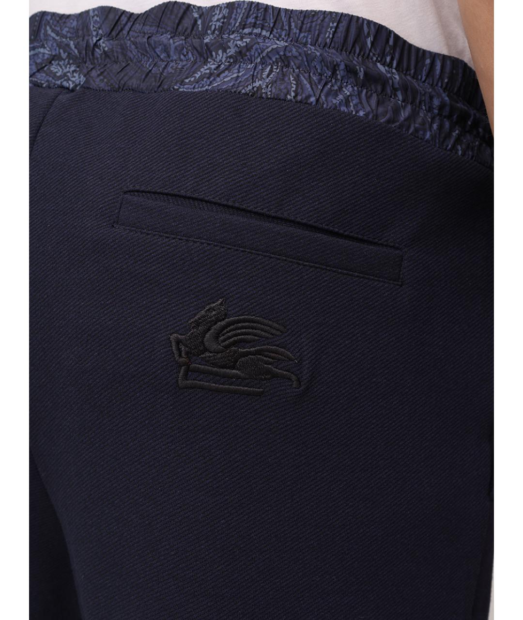 ETRO Синие брюки чинос, фото 4