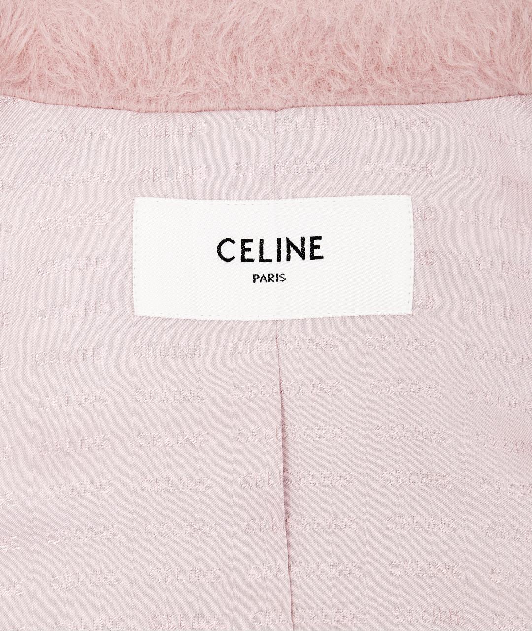 CELINE Розовый шерстяной жакет/пиджак, фото 6