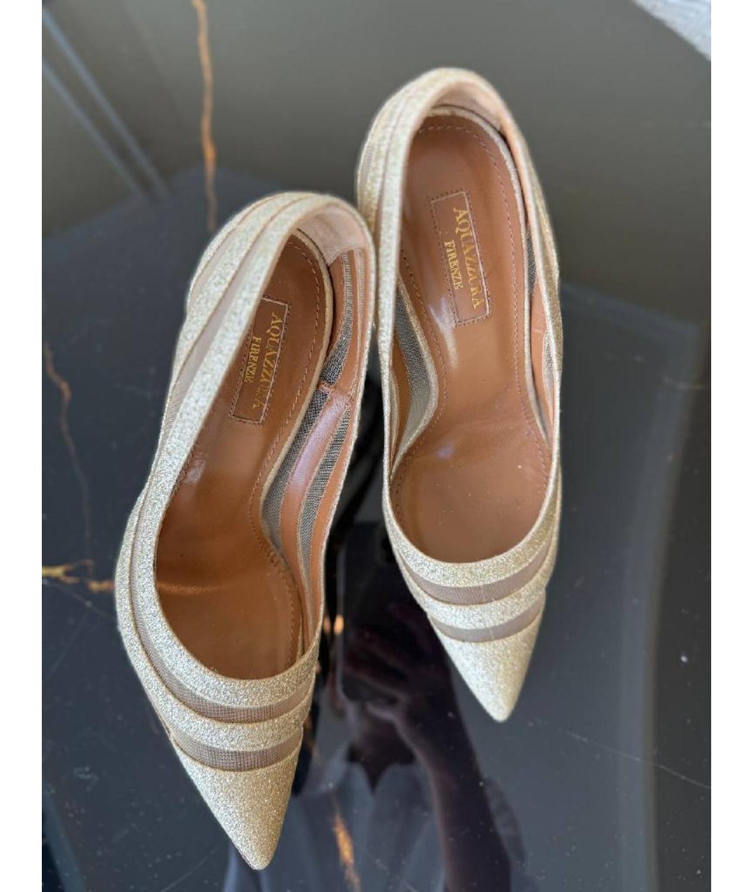 AQUAZZURA Кожаные туфли, фото 3