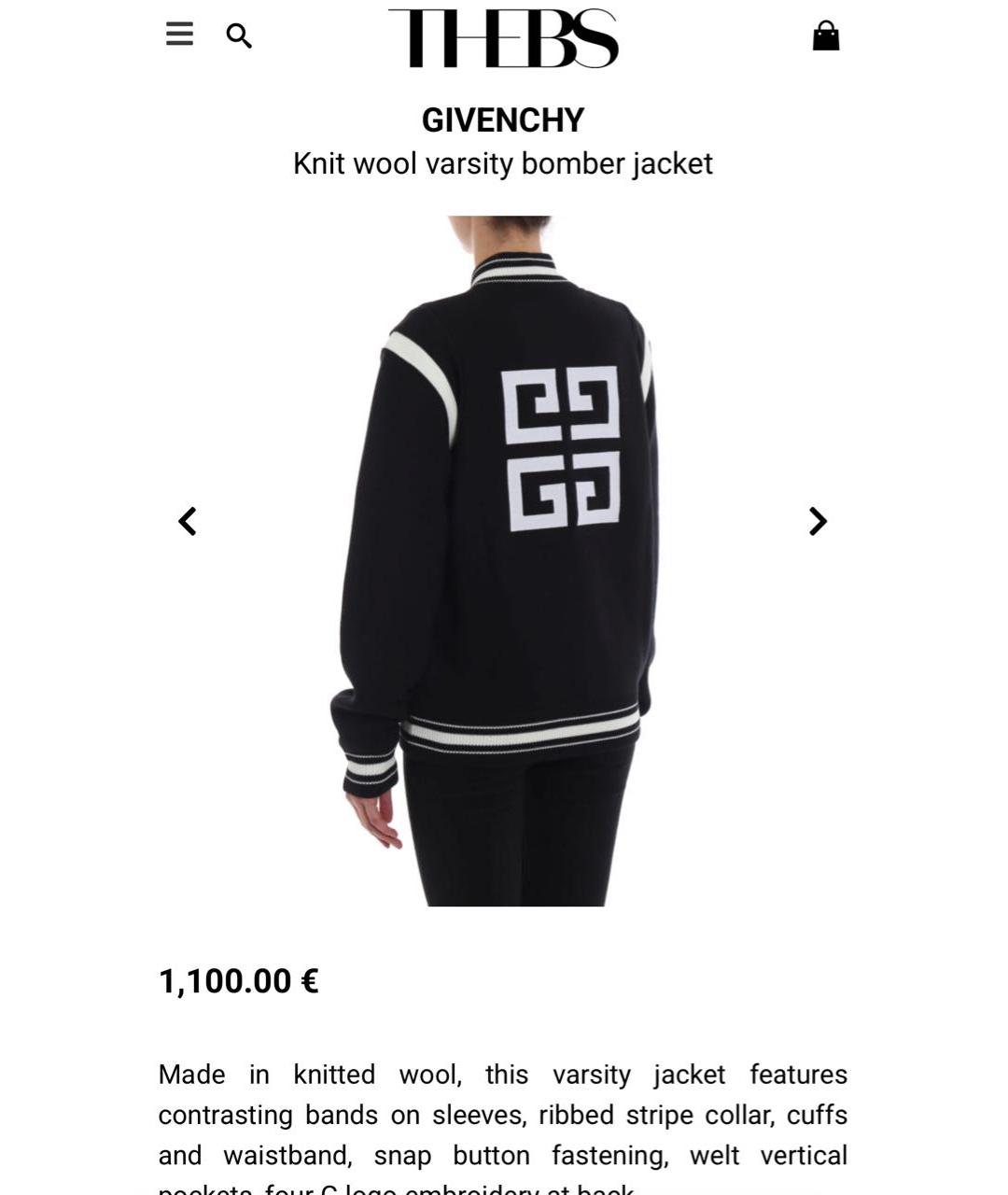 GIVENCHY Черная шерстяная куртка, фото 6