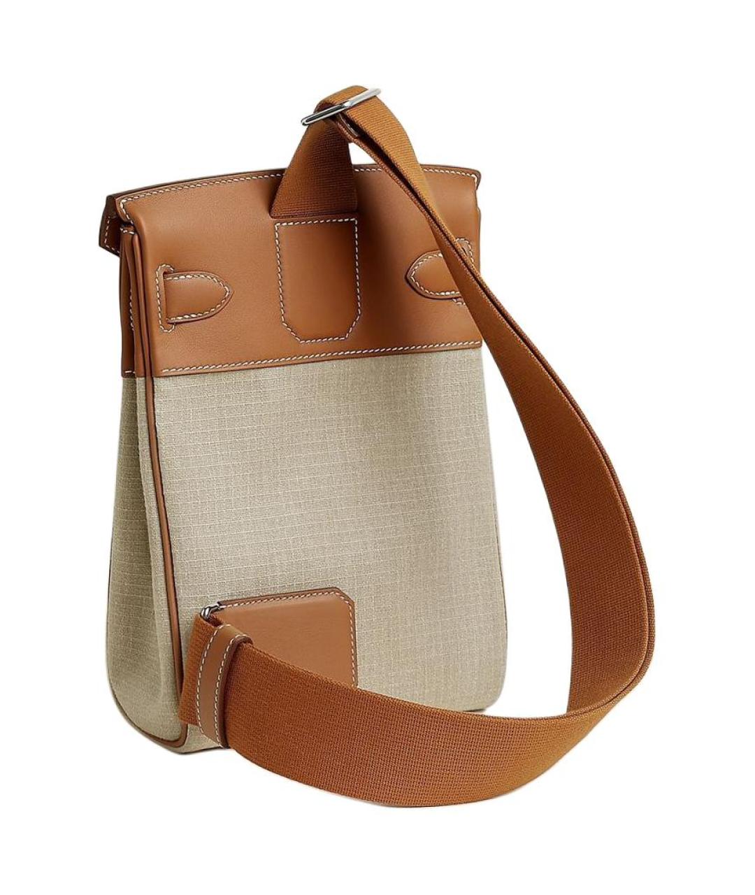 HERMES Коричневая сумка на плечо, фото 3