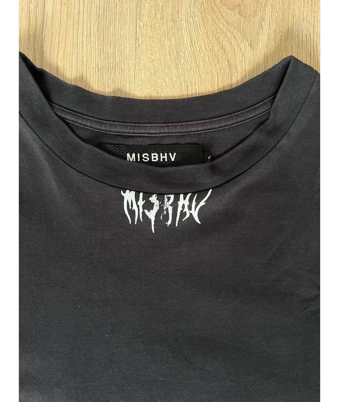 MISBHV Черная хлопковая футболка, фото 3