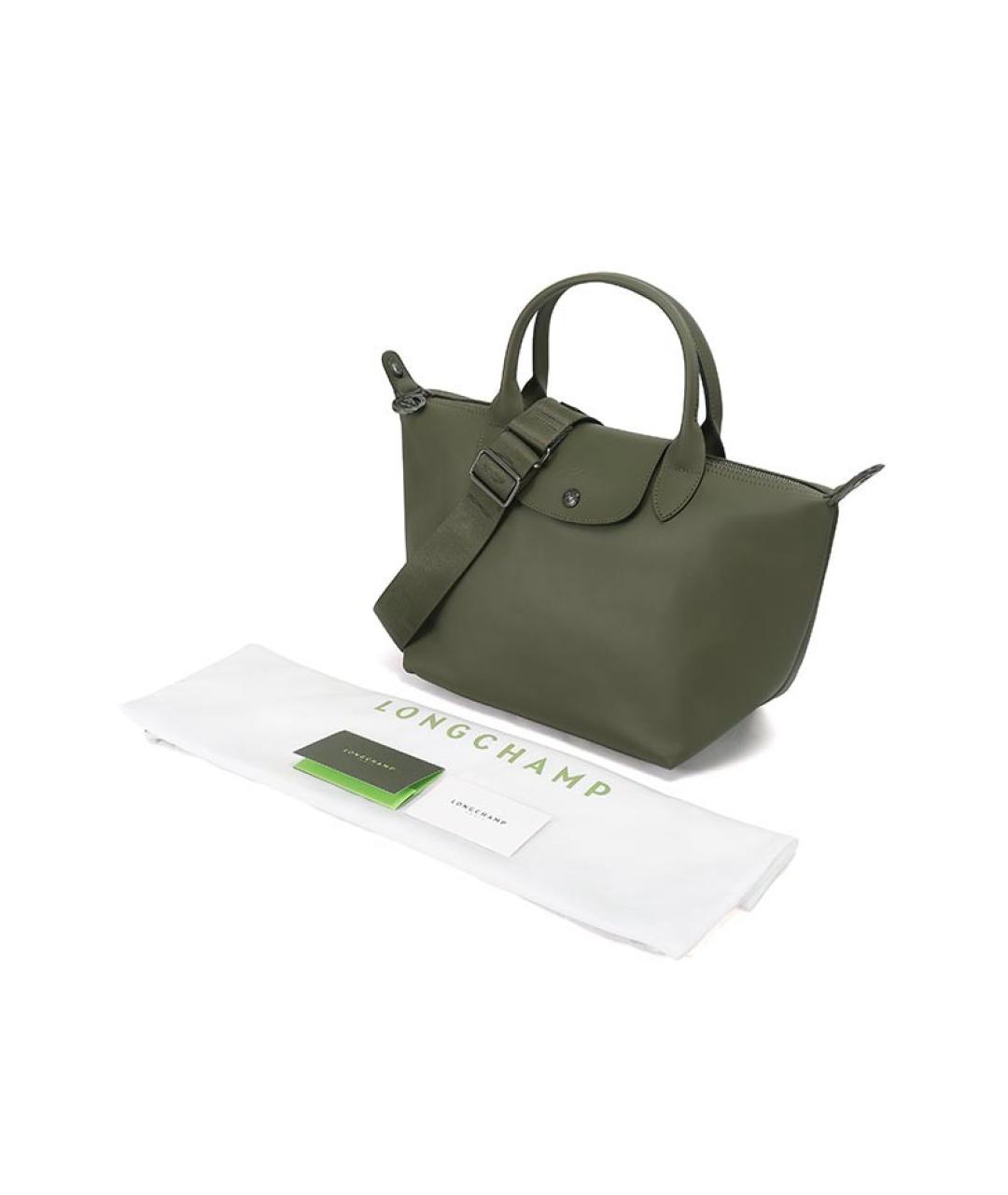 LONGCHAMP Хаки сумка тоут, фото 7