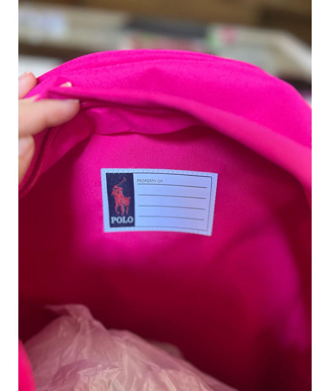 POLO RALPH LAUREN Розовый рюкзак, фото 4