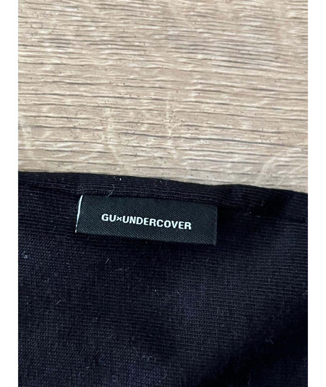 UNDERCOVER Черная хлопковая футболка, фото 5